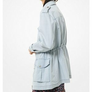 COPY - Michael Kors Coated Denim Cargo Jacket